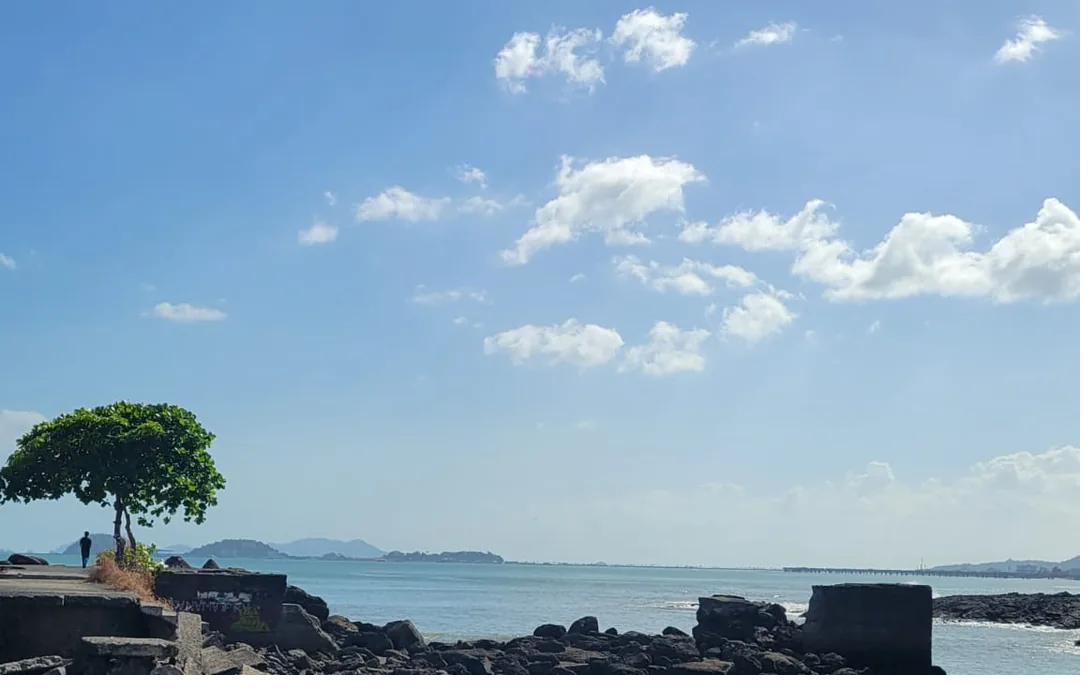 Panama's Pacific coastline near Panama City